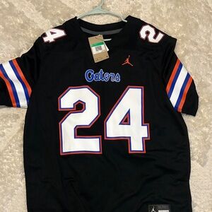 Jordan Black Gators Jersey with Number 24
